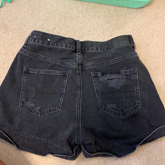 American Eagle black Jean shorts - Picture 2 of 4